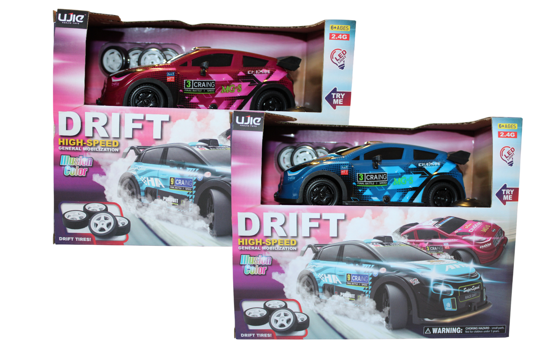 DRIFT - Fjernstyret bil med lys.